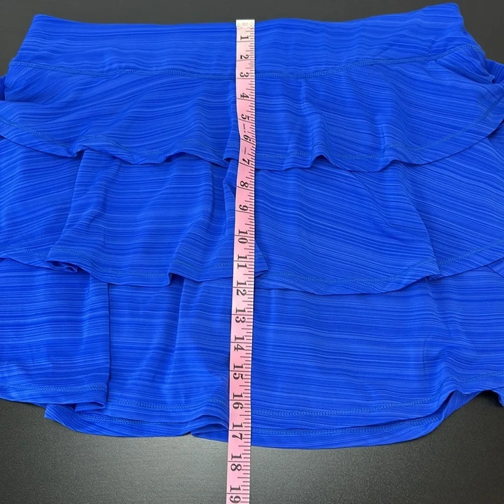 Calvin Klein Performance Stretch Blue‎ Ruffle Skort 1X Pickleball Tennis …